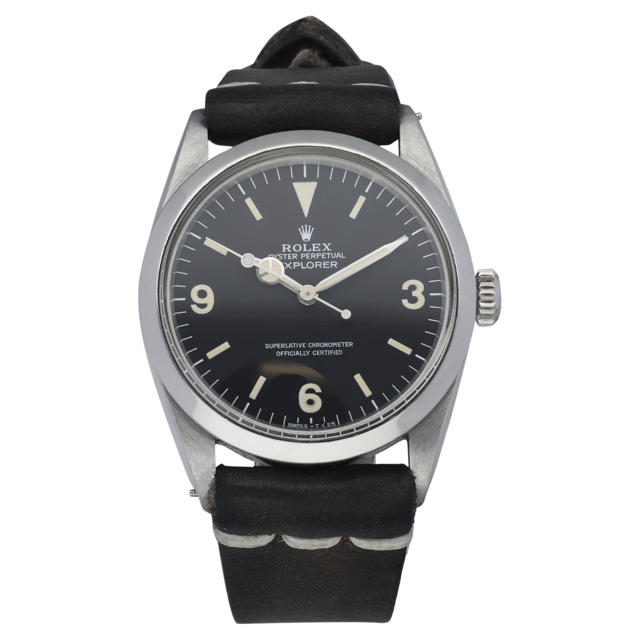 Rolex Explorer 1016 Vintage Mens Watch