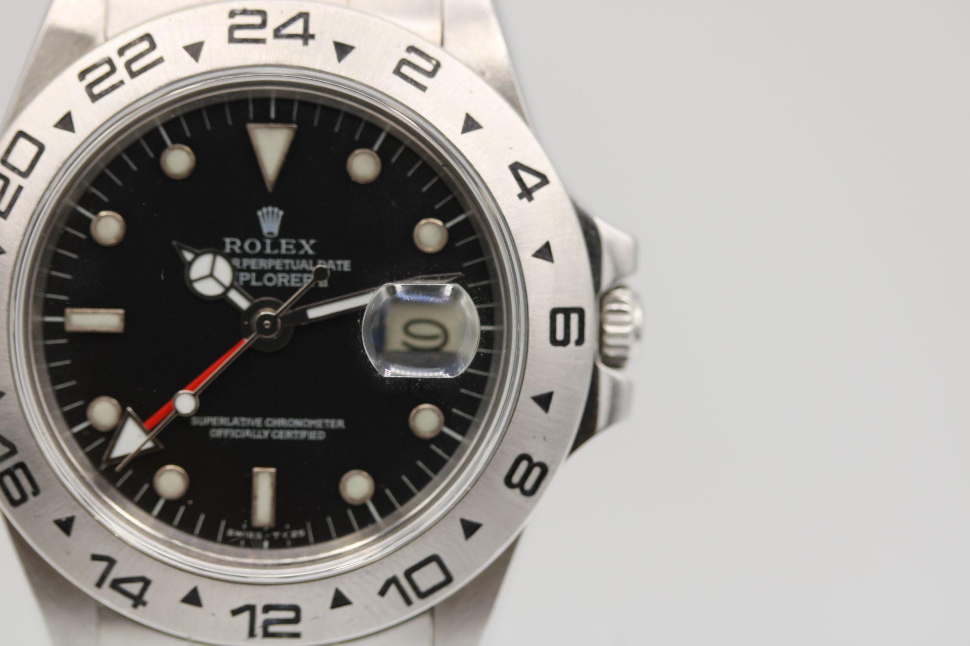 Rolex Explorer 11 16550 1986  Collectors  In Good Condition For Sale In London, GB