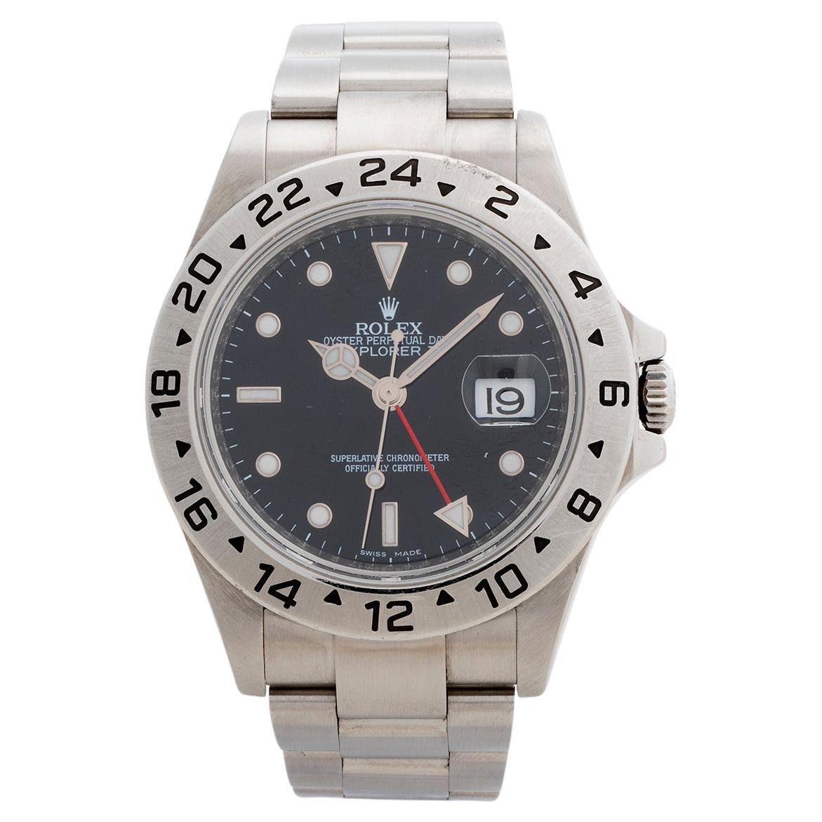 Rolex Explorer II Wristwatch Ref 16570, 40mm Case, 3186 movement, Yr 2010.