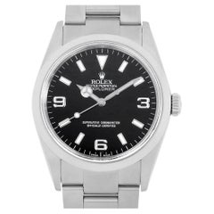 Rolex Explorer 114270 Black Dial D Serial, Pre-Owned Men's Watch