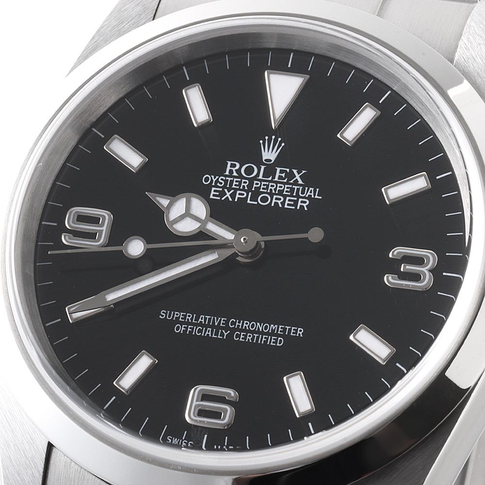 Rolex Explorer 114270 - Cadran noir, n° F, Homme d'occasion, Authentique 1