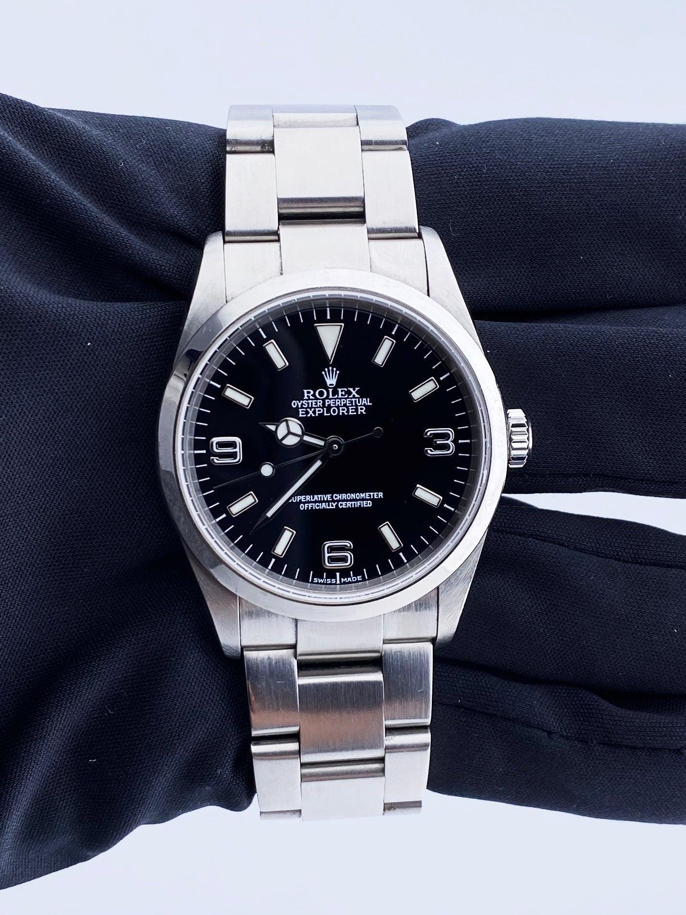 Rolex Explorer 114270 Steel Mens Watch 
