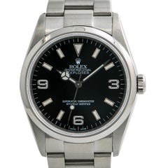 Rolex Explorer 114270 Y Serial Recent Rolex Service Card Mens Watch