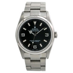 Rolex Explorer 114270 Y Serial Recent Rolex Service Card Mens Watch