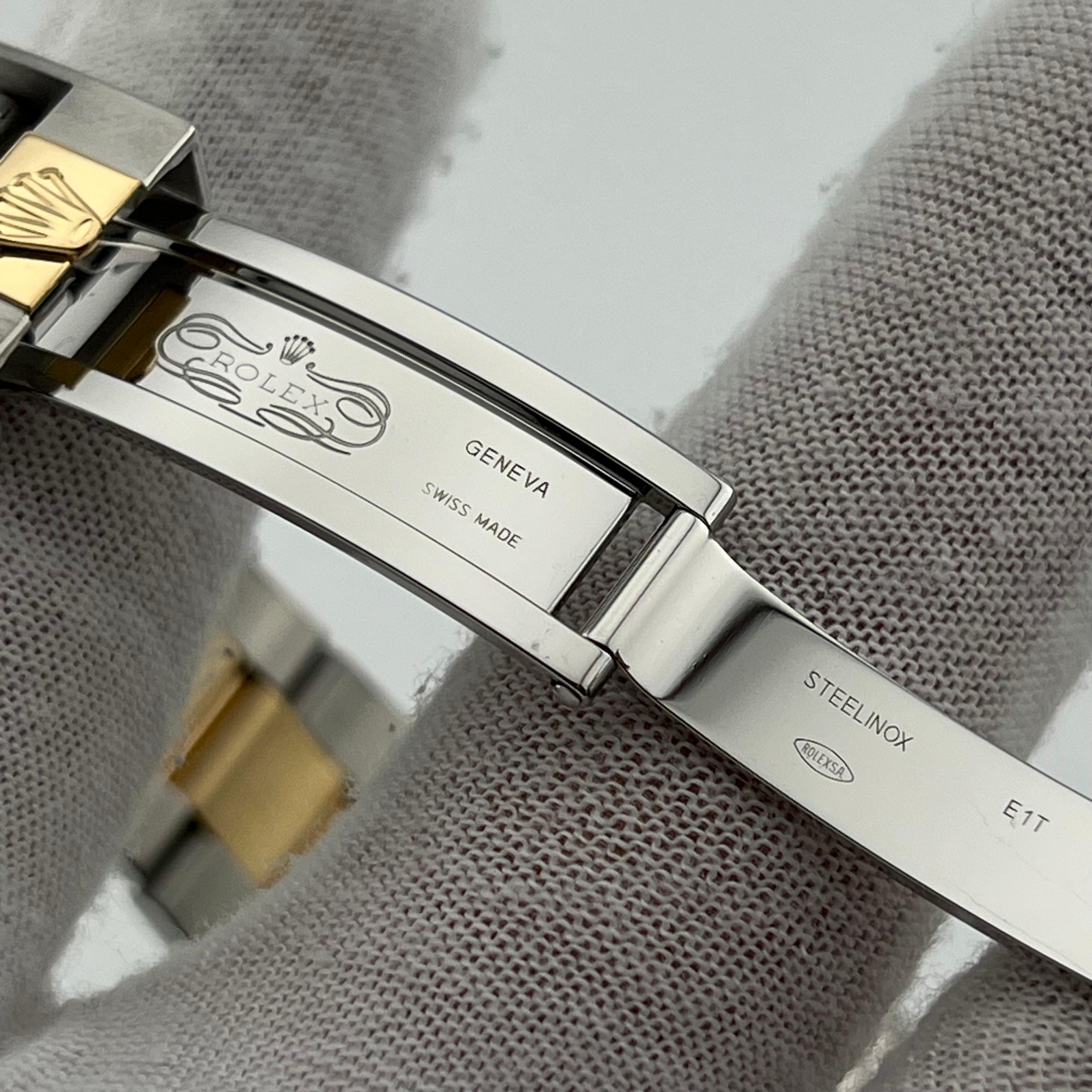 Rolex Explorer 124273 36 mm Schwarzes Zifferblatt 18K Gelbgold Edelstahl Box Papier 2022 Herren im Angebot