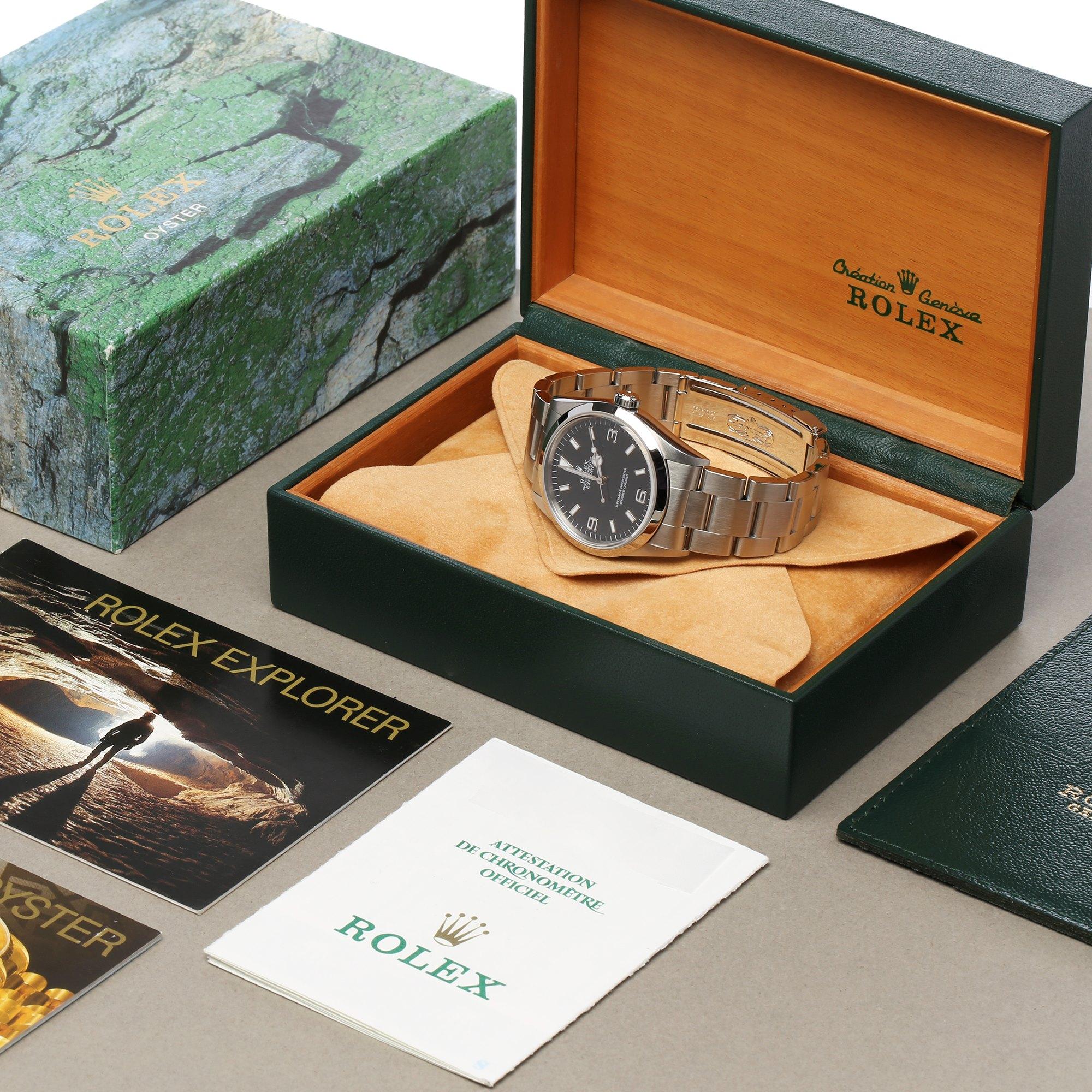 Rolex Explorer 14270 Men's Stainless Steel Watch 6