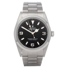 Used Rolex Explorer 14270 Men's Stainless Steel Watch