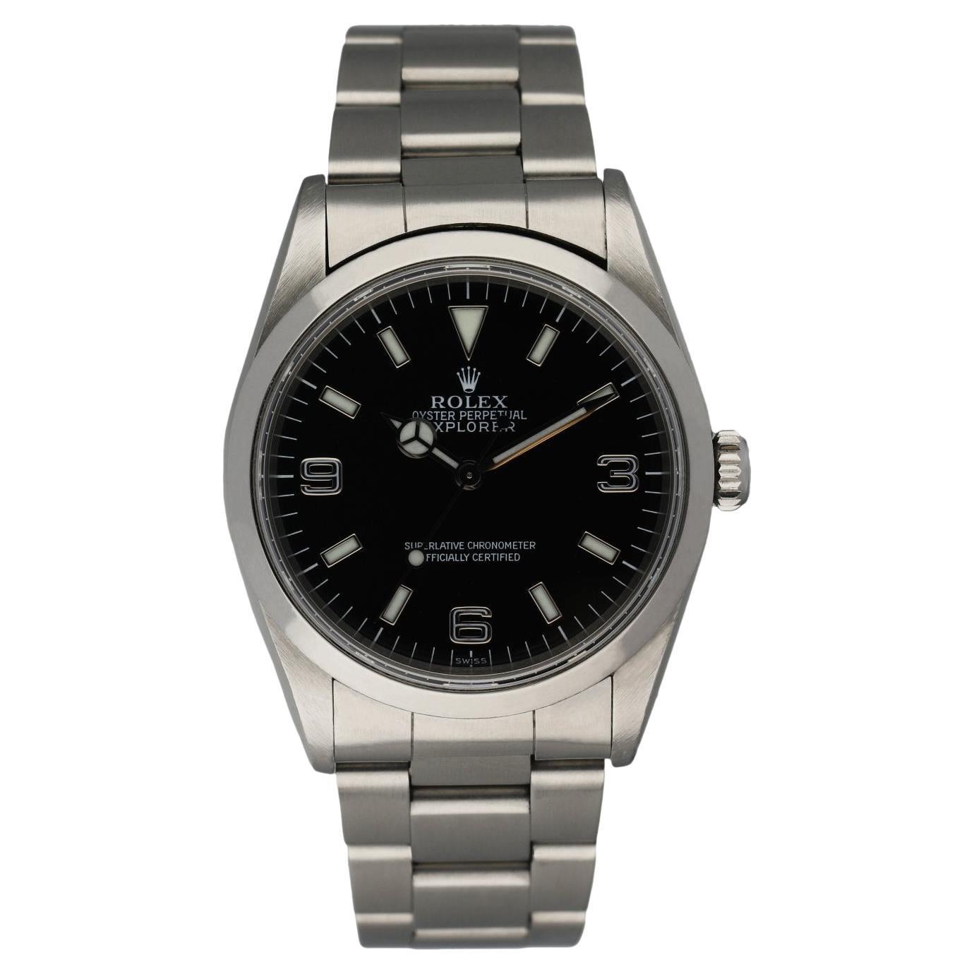 Rolex Explorer 14270 Stainless Steel Men's Watch