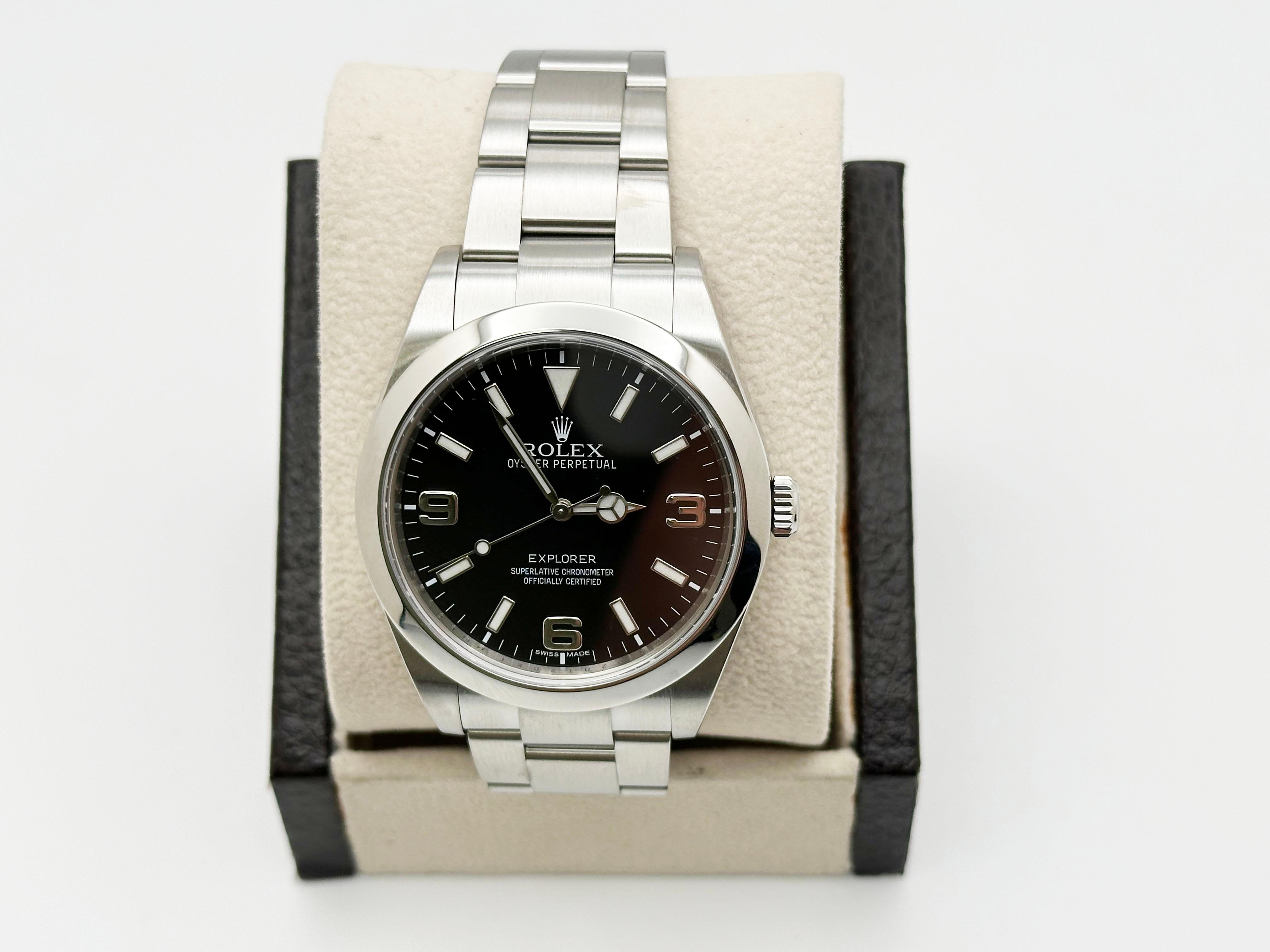 Rolex Explorer 214270 39mm Mark 1 Quadrante Steele