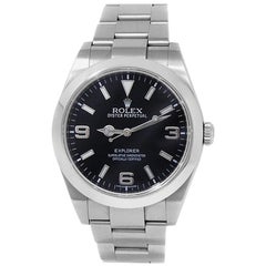 Used Rolex Explorer 214270, Black Dial, Certified and Warranty