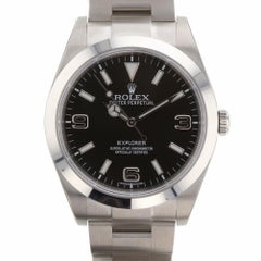 Rolex Explorer 214270, Black Dial, Certified and Warranty