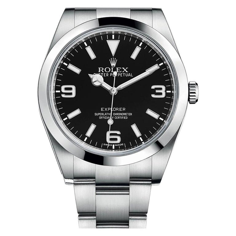 rolex explorer case thickness