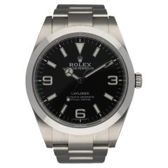 Used Rolex Explorer 214270 MK2 Dial Men's Watch Box & Papers