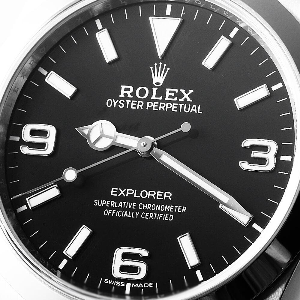 Rolex Explorer 214270, White 369, Black Dial, Random No, Pre-Owned Men's Watch 3