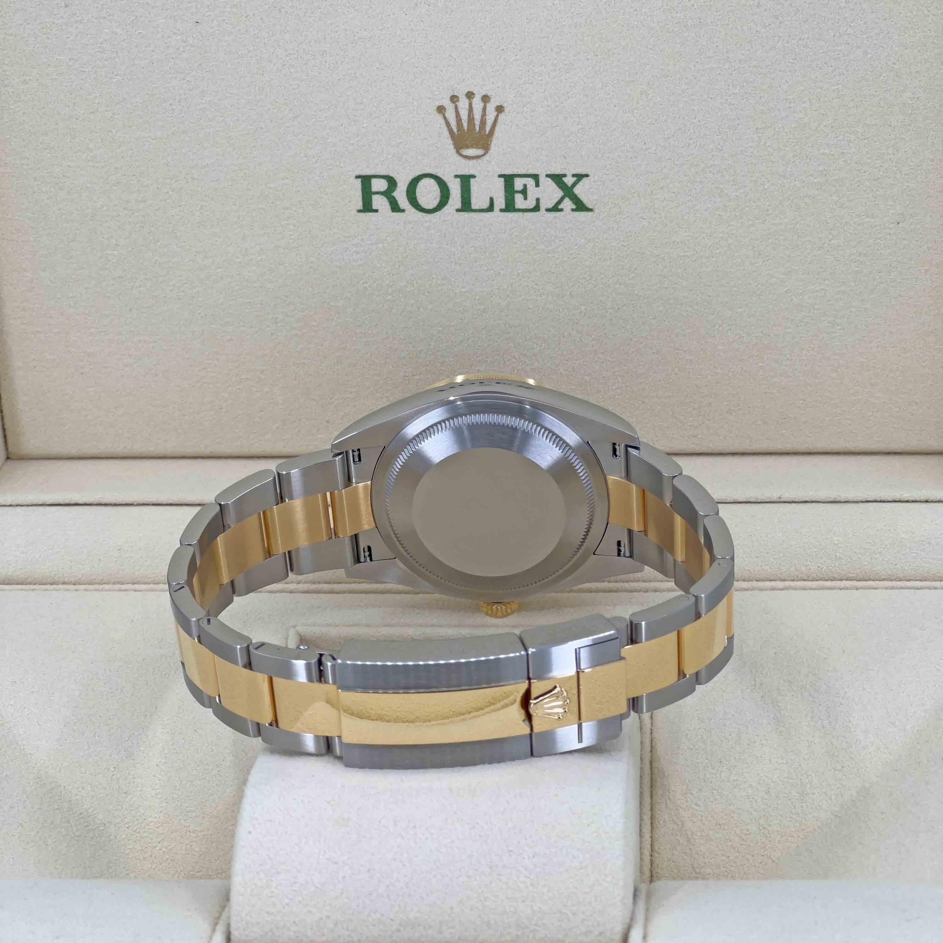 Rolex Explorer, Two-Tone, 124273, Unworn Watch, 2022, Complete In New Condition For Sale In New York, NY