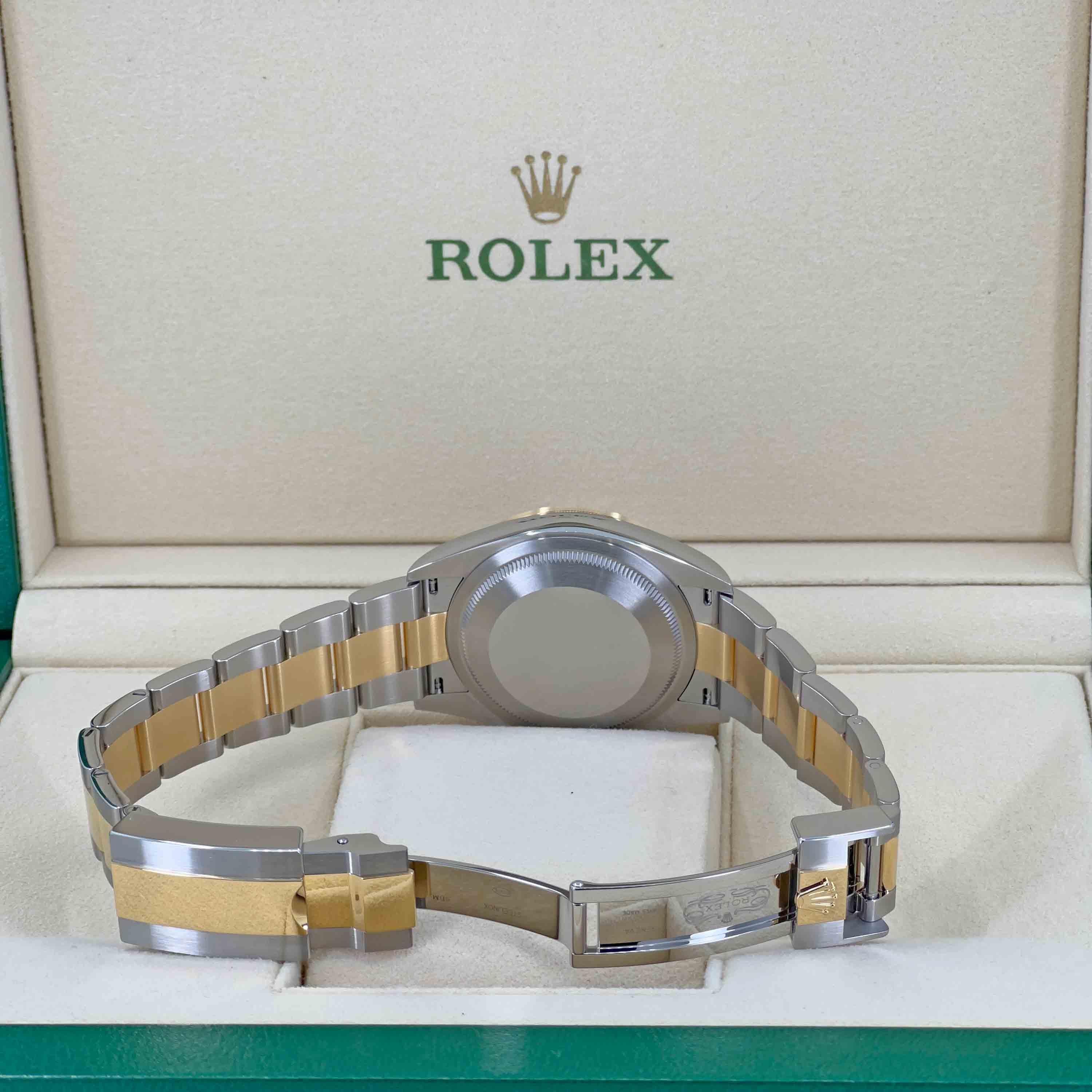 Women's or Men's Rolex Explorer, Two-Tone, 124273, Unworn Watch, 2022, Complete For Sale