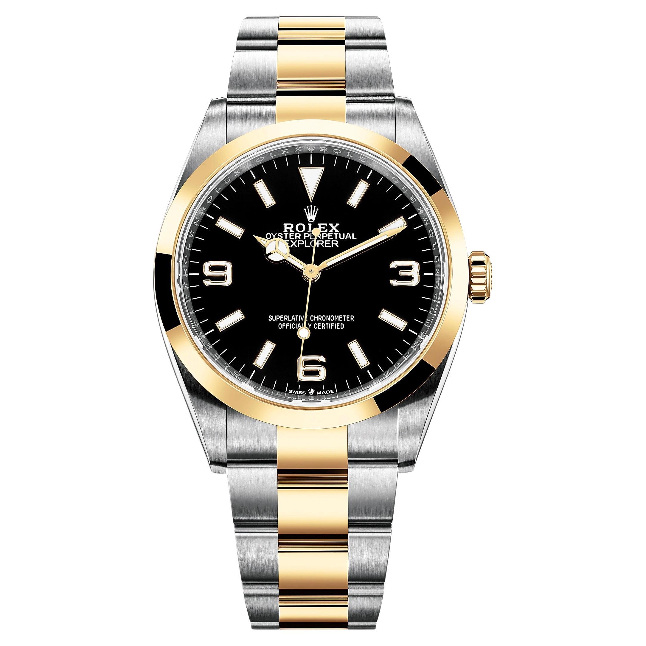 Rolex Explorer, Two-Tone, 124273, Unworn Watch, 2022, Complete For Sale