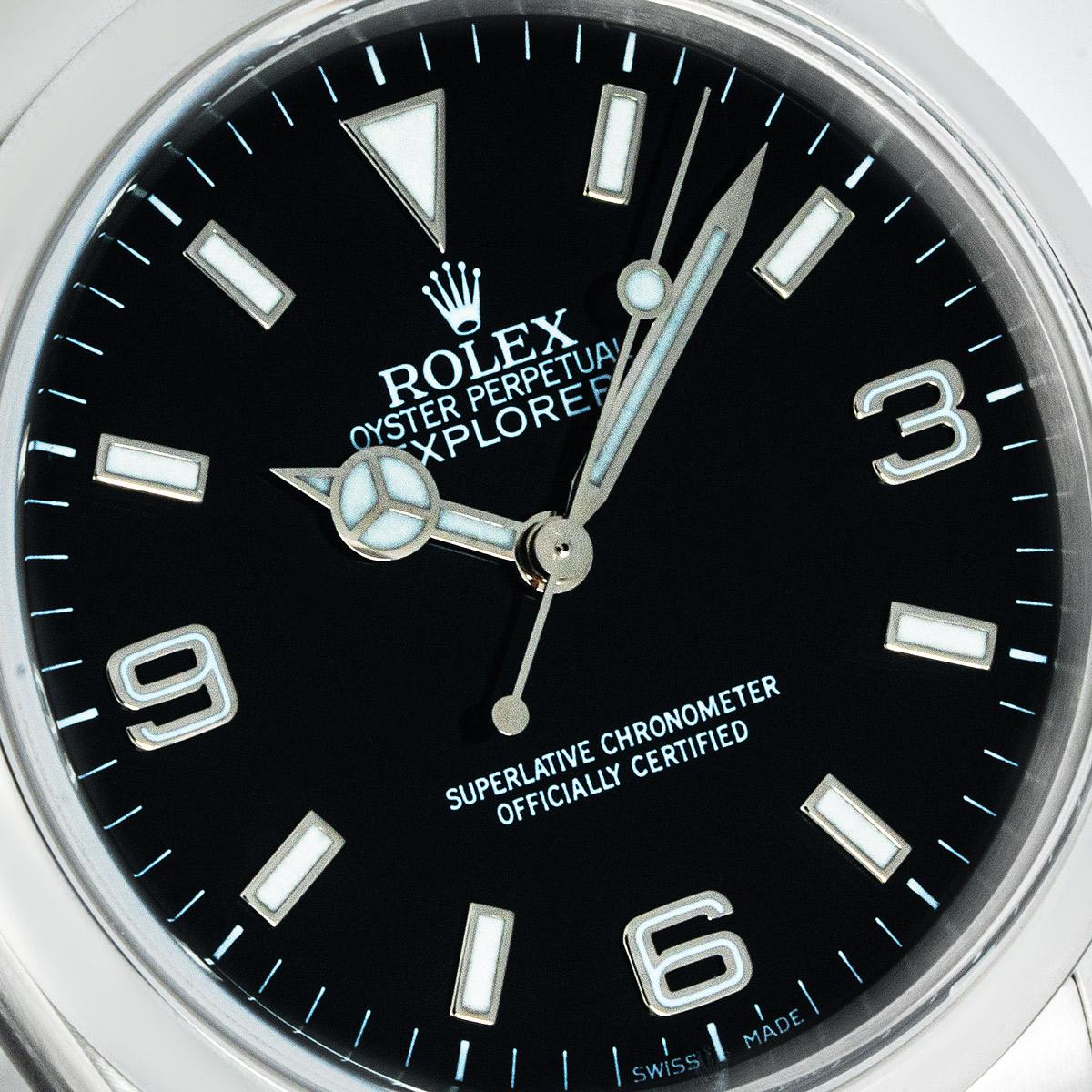 Rolex Explorer 36 mm 114270 Excellent état - En vente à London, GB