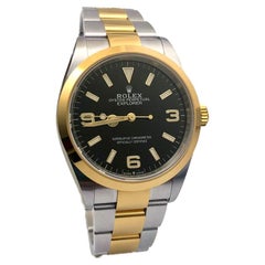 Rolex Explorer St/ Steel & 18k Yellow Gold REF 124273