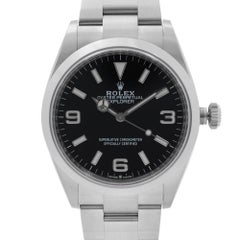NEW Rolex Explorer 36MM Steel Black Dial Oyster Bracelet Automatic Watch 124270