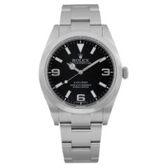 Rolex Explorer 39 Steel Black Dial Automatic Mens Automatic Watch 214270