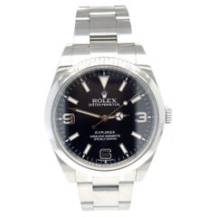 Rolex Explorer 39mm Automatic Watch with Box and Warranty