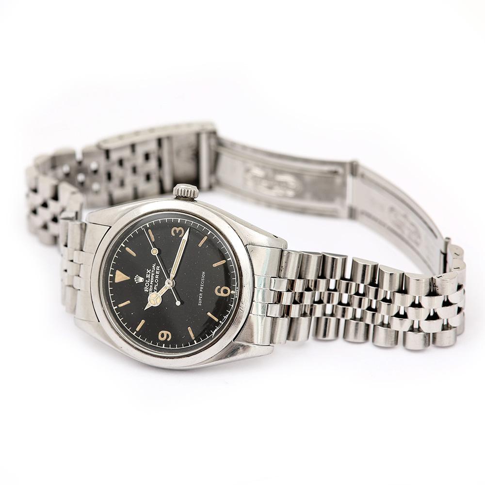 Rolex Explorer 5504 Super Precision Automatic Men's Vintage Watch, circa 1958 6