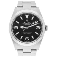 Used Rolex Explorer Automatic Chronometer Black Dial Men's Watch 224270 Unworn