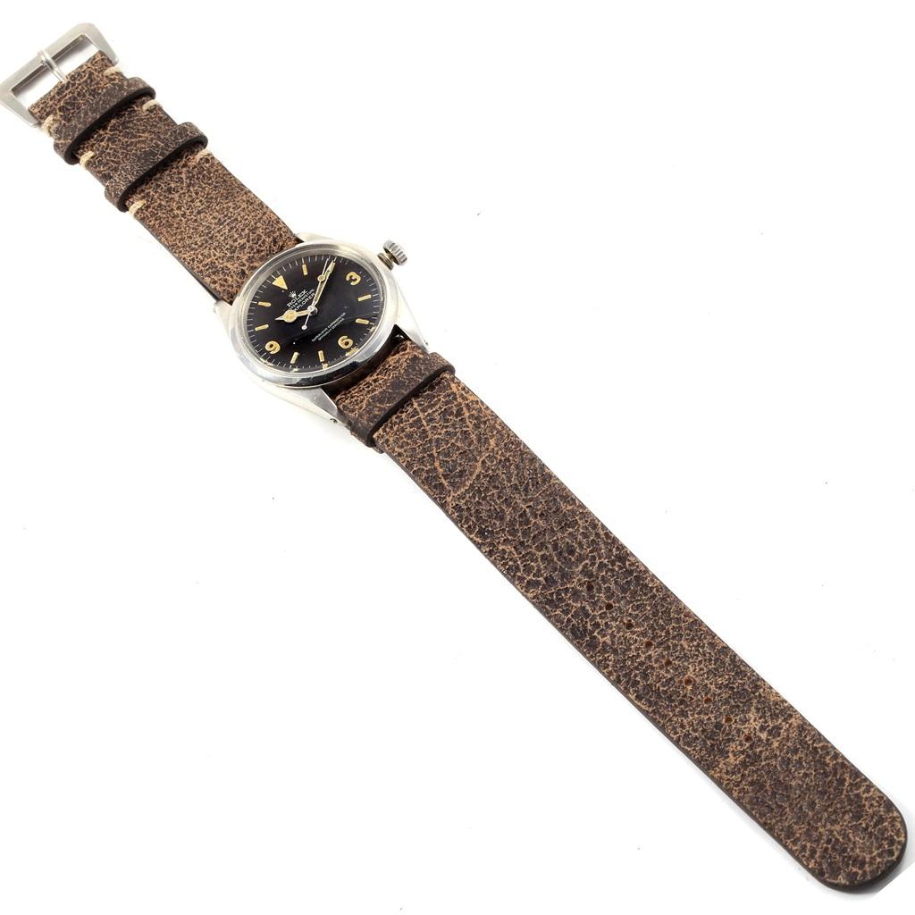 Rolex Explorer Automatic Steel Vintage Men’s Watch 1016 In Fair Condition For Sale In Atlanta, GA