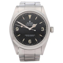 Vintage Rolex Explorer I 1016 Men's Stainless Steel Watch