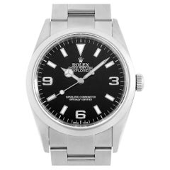 Rolex Explorer I 114270 Men's Black Dial M-Series, Pre-Owned Authentic Watch