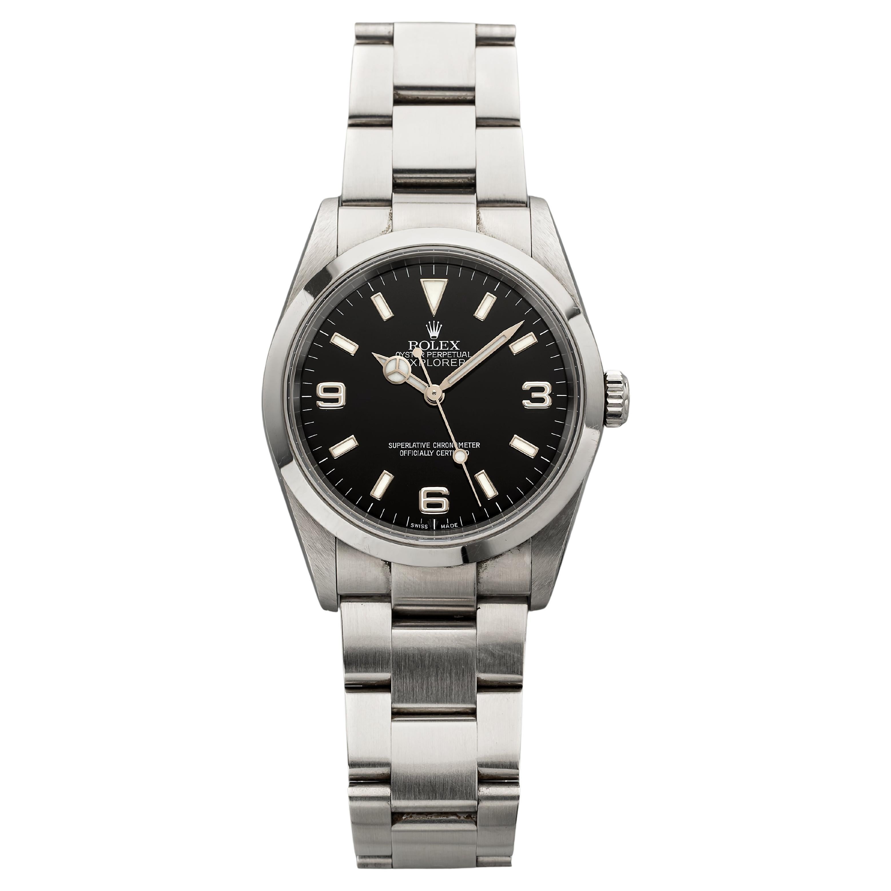 Rolex Explorer I 114270 Stainless Automatic Black Dial Oyster Bracelet 36mm