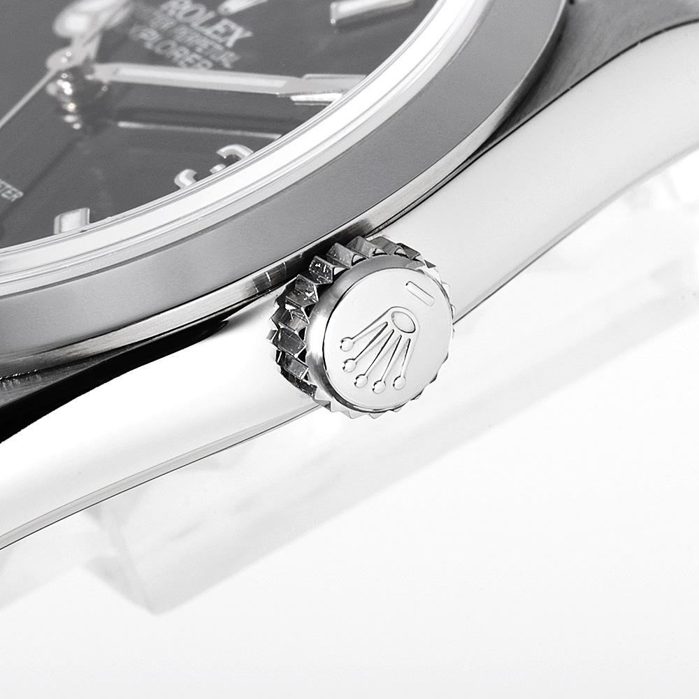 Rolex Explorer I 114270 V Series Men's Black Dial Used Watch - Authentic 3