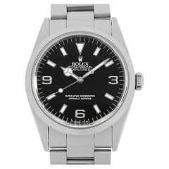 Rolex Explorer I 14270, Black Dial, All Tritium, T No. - Vintage Men's Watch