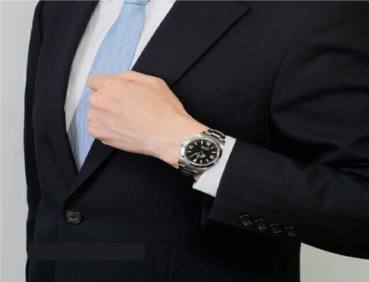 Rolex Explorer I 14270 Black Dial T Series Elegant Used Men's Timepiece 1