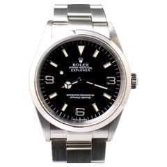 Vintage Rolex Explorer I 36mm 114270 Steel Watch with Paper 2001