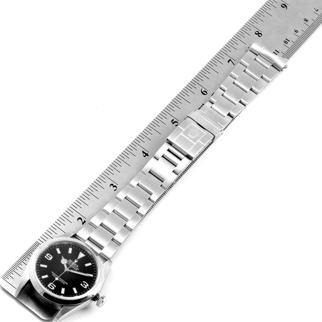 Rolex Explorer I Black Dial Automatic Steel Men's Watch 14270 5