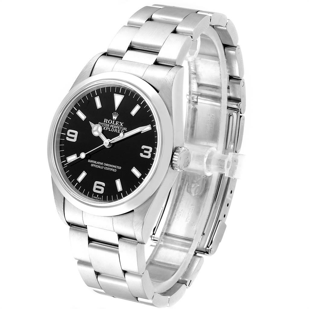 Rolex Explorer I Black Dial Automatic Steel Men's Watch 14270 2