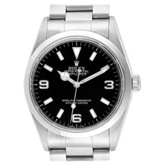 Rolex Explorer I Black Dial Automatic Steel Men's Watch 14270