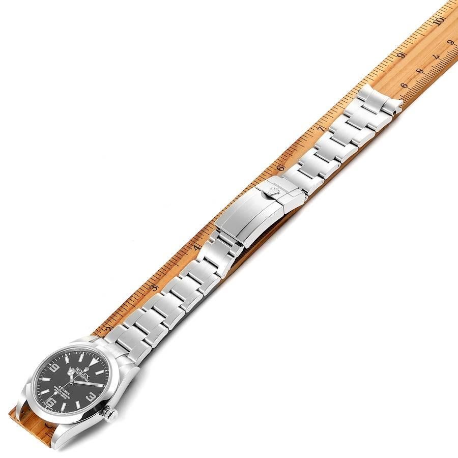 Rolex Explorer I 39 Black Dial Automatic Men's Watch 214270 7