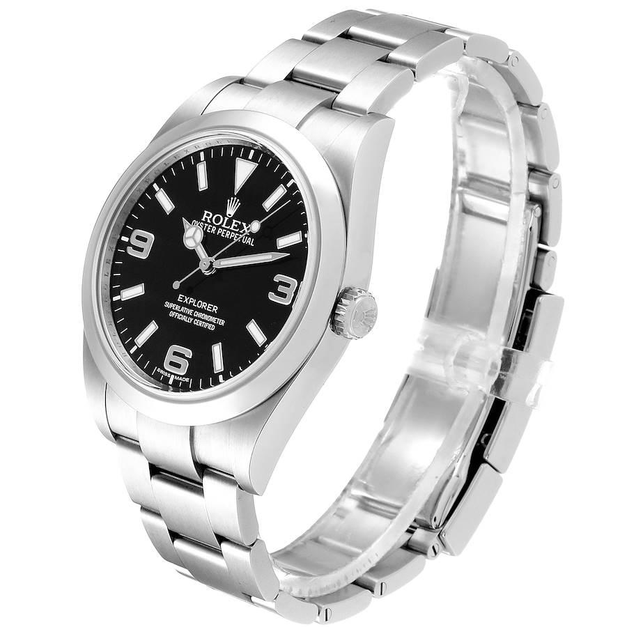 Rolex Explorer I 39 Black Dial Automatic Men's Watch 214270 1