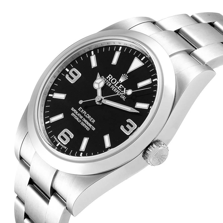 Rolex Explorer I 39 Black Dial Automatic Men's Watch 214270 2