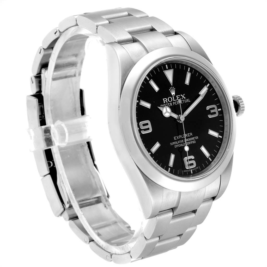 Rolex Explorer I 39 Stainless Steel Men’s Watch 214270 1