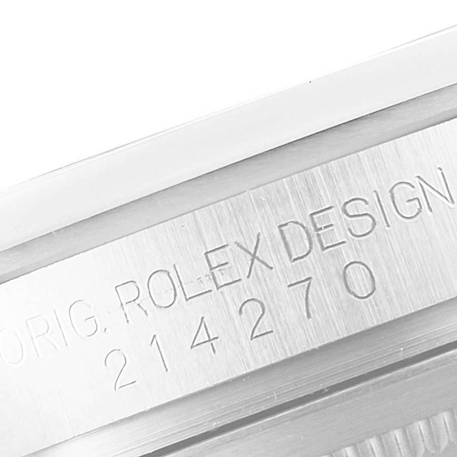 Rolex Explorer I Automatic Steel Men's Watch 214270 Box Card 4