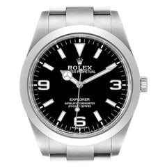 Used Rolex Explorer I Automatic Steel Men's Watch 214270 Unworn