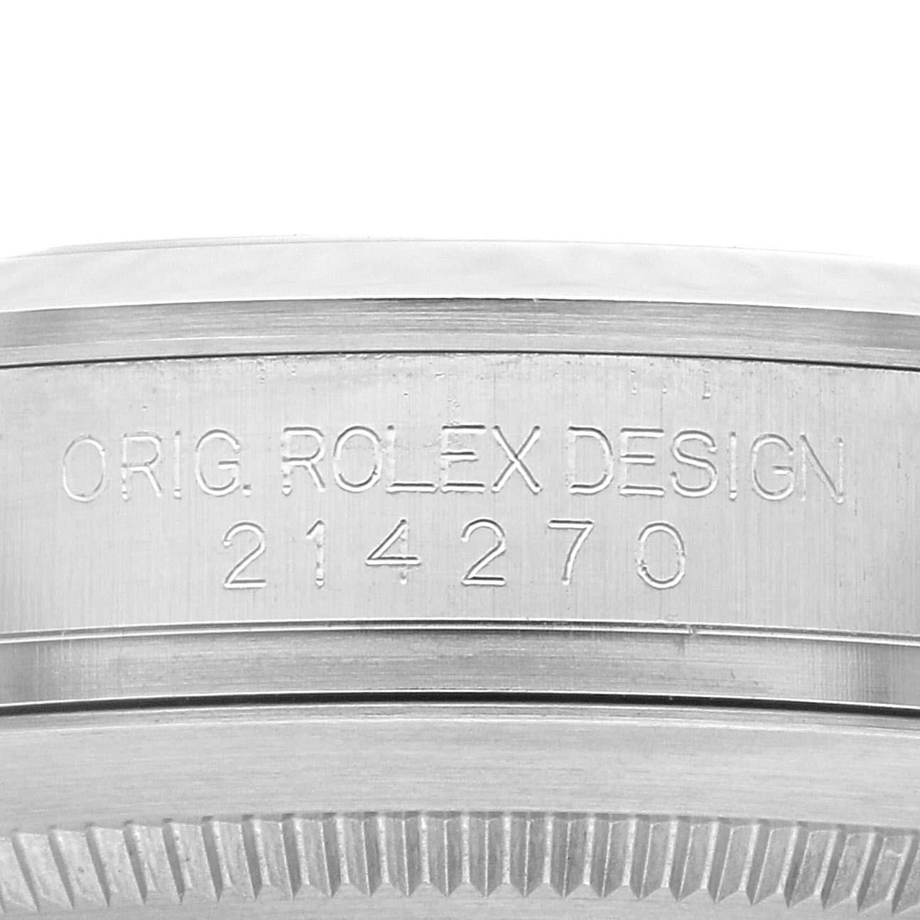 Rolex Explorer I 39mm Black Dial Steel Mens Watch 214270 Box Card 2