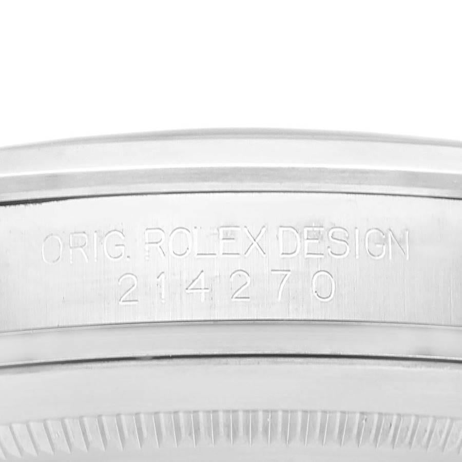 Rolex Explorer I 39mm Black Dial Steel Mens Watch 214270 Box Card 3