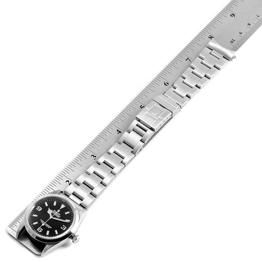Rolex Explorer I Black Dial Stainless Steel Men's Watch 114270 For Sale 4