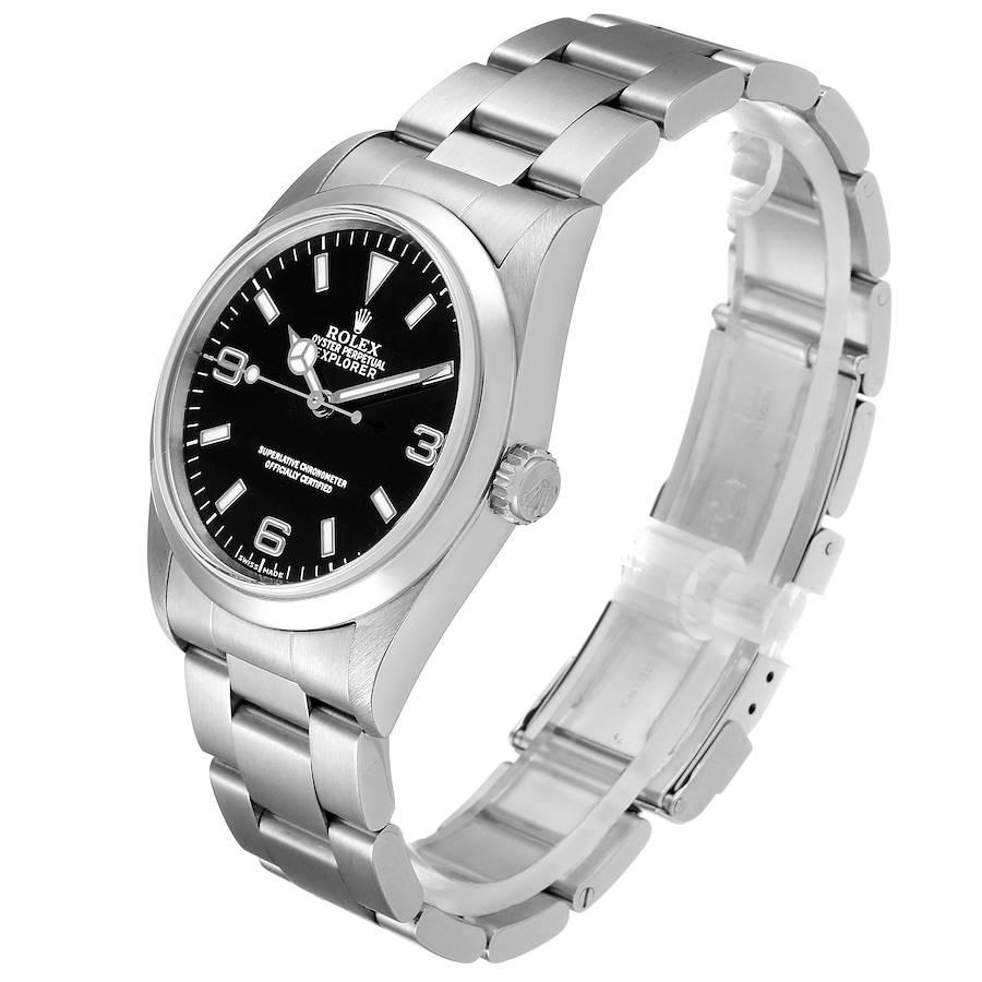 Rolex Explorer I Black Dial Stainless Steel Men's Watch 14270 For Sale 1
