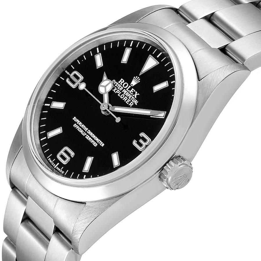 Rolex Explorer I Black Dial Stainless Steel Men's Watch 14270 For Sale 2